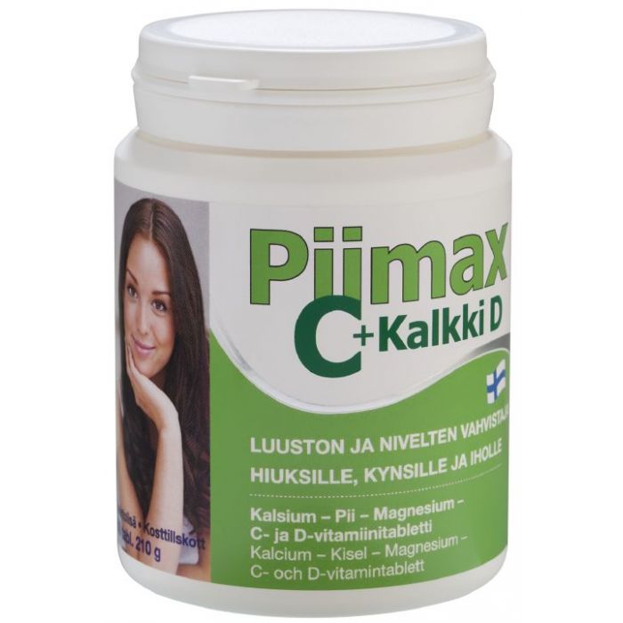 Piimax C + Kalkki D 300 tabl kalsium-pii-magnesium-C- ja D-vitamiinita